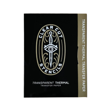 Box mit 25 Clear Cut Stencils - Transparent A4 Thermal Paper (8.5" x 11")