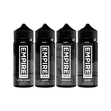 Empire Ink - David Vega Signature Series - Transparent Gray Set- 4x 120 ml