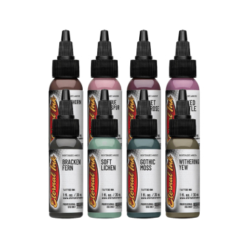 Komplettes Set mit 8 Eternal Ink Gia Rose Nightshades 30 ml (1 oz)