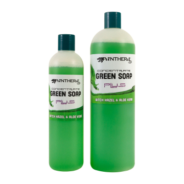 Panthera Grüne Seife - Konzentrat mit Zaubernuss + Aloe Vera 