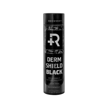 Recovery Derm Shield - 25 cm x 7,3 m (10" x 8 Yard) Schutzverband Rolle - Schwarz