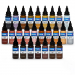 Komplettset von 25 Intenze Ink - Randy Engelhard Tattoo by Number 30 ml (1oz)