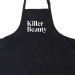 Killer Beauty Schürze Schwarz mit Tasche