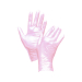 Box mit 100 Uniglove Fancy Rose Nitril-Handschuhen