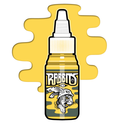 Rabbits Ink Tattoofarbe -  Live's Thunder Yellow 35ml