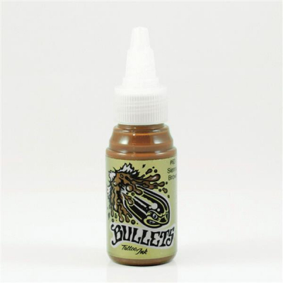 Bullets Tattoo Ink Sienna Brown Tattoofarbe 35ml