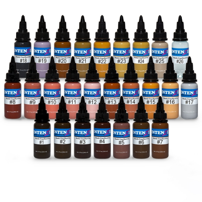 Komplettset von 25 Intenze Ink - Randy Engelhard Tattoo by Number 30 ml (1oz)