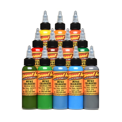 Komplettset von 12 Eternal Ink Myke Chambers Farben 30ml (1oz)