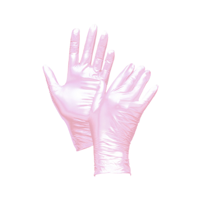 Box mit 100 Uniglove Fancy Rose Nitril-Handschuhen