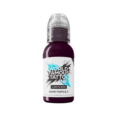 World Famous Limitless Tattoofarbe - Dark Purple 2 30ml