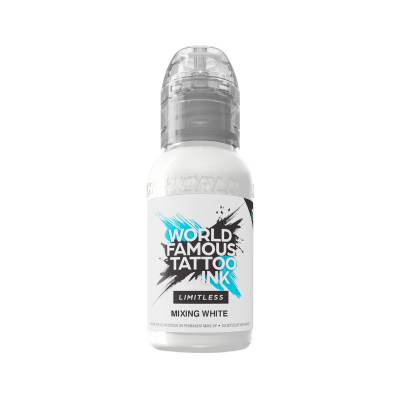 World Famous Limitless Tattoofarbe - Mixing White 30ml